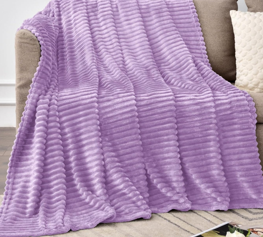 Cobija Lila Acanalada